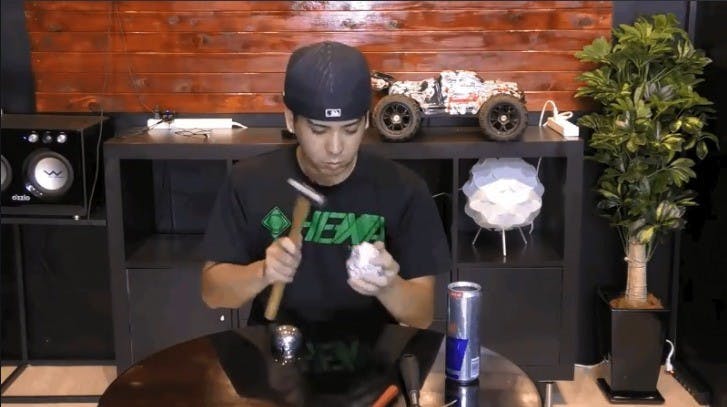 然後開始無腦敲