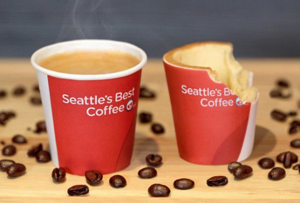 是推動環保？英國 KFC 將推出可吃的落肚咖啡杯 Scoff–ee Cup這篇文章的首圖