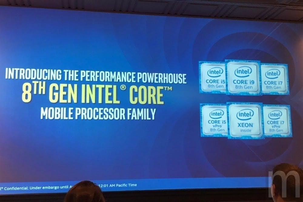 是Intel第8代Core i系列處理器主流款、性能款登場 新增更高效能表現的Core i+版本這篇文章的首圖
