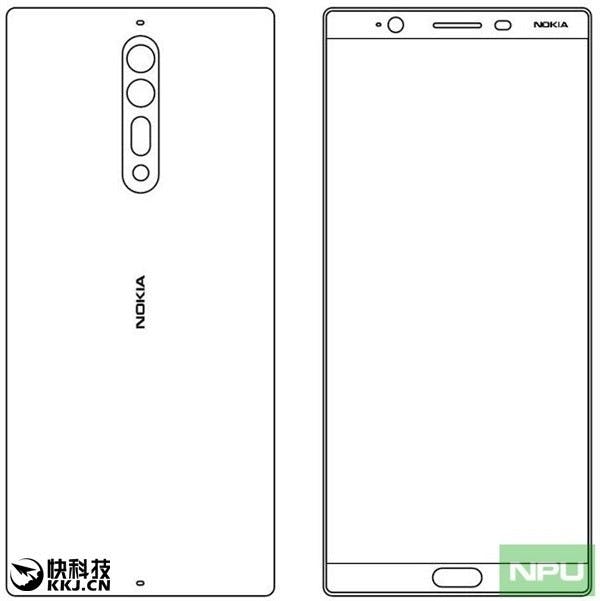 是Nokia全面屏旗艦來了！全新Nokia 8/9設計草圖曝光：超高屏佔比+雙鏡頭！這篇文章的首圖