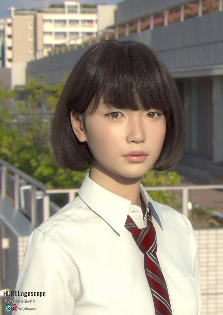 是到底是現在電腦製圖太強大，還是真人照片修太假？日本美少女 Saya 是誰？這篇文章的首圖