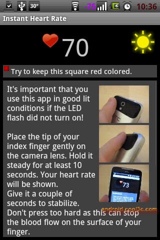 是Instant heart rate - 用手機測量脈搏這篇文章的首圖