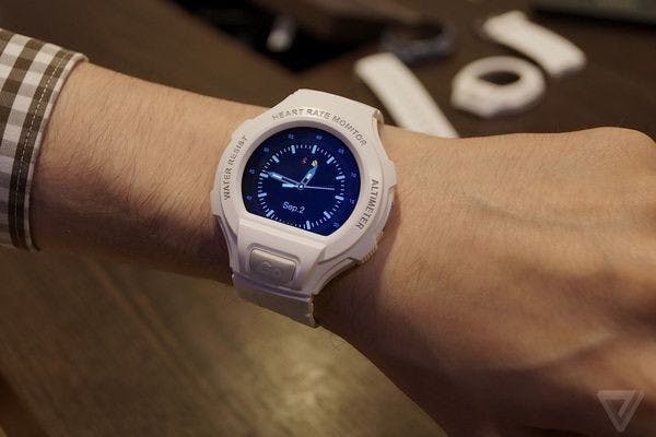 我不是G-SHOCK:ALCATEL 阿爾卡特 發布 三防智能手錶Go Watch