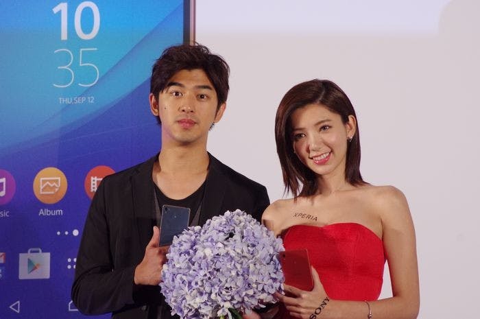 是Sony Xperia Z3+ 、 M4 Aqua Dual 宣布在台推出，雙代言人陳柏霖、郭雪芙到場助陣這篇文章的首圖