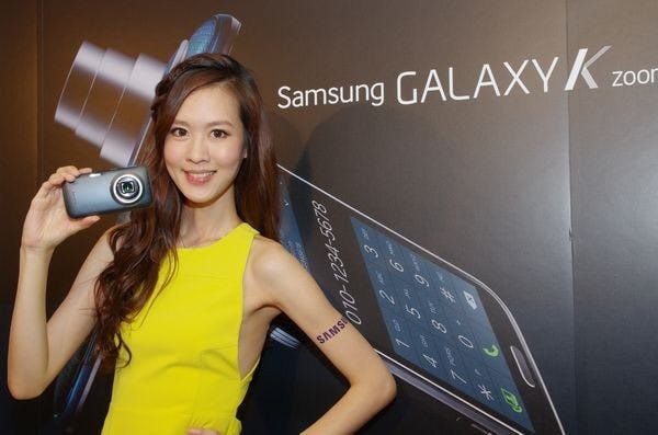 是Galaxy K 系列第一款產品，三星 Galaxy K Zoom 在台推出這篇文章的首圖
