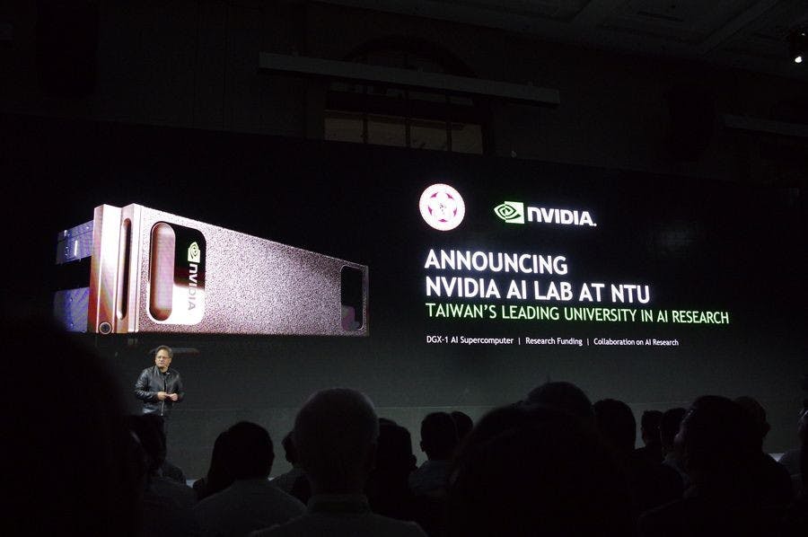 是NVIDIA 深耕台灣加速人工智慧發展，宣布與台大成立實驗室以及與工研院開發無人駕駛車這篇文章的首圖