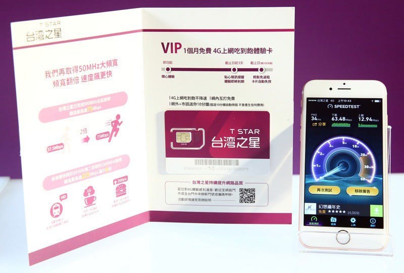 台灣之星用戶享4G最大平均單位頻寬 ,取回900MHz的5MHz頻寬後,已完成全台基站擴頻,最高網速由37.5Mbp翻倍至75Mbps,讓用戶感受全新4G飆速快感。_resize