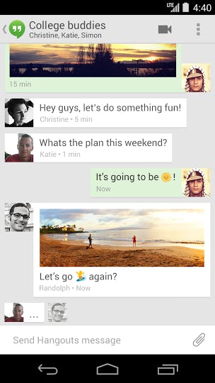 是Google 終於將簡訊與 Hangouts 結合...不過目前僅限 Android這篇文章的首圖