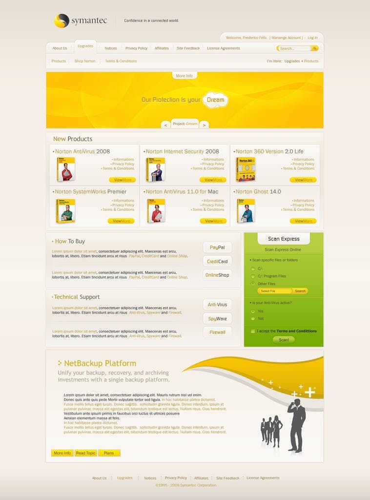 是好漂亮的版面LayOut - Symantec Security Layout這篇文章的首圖