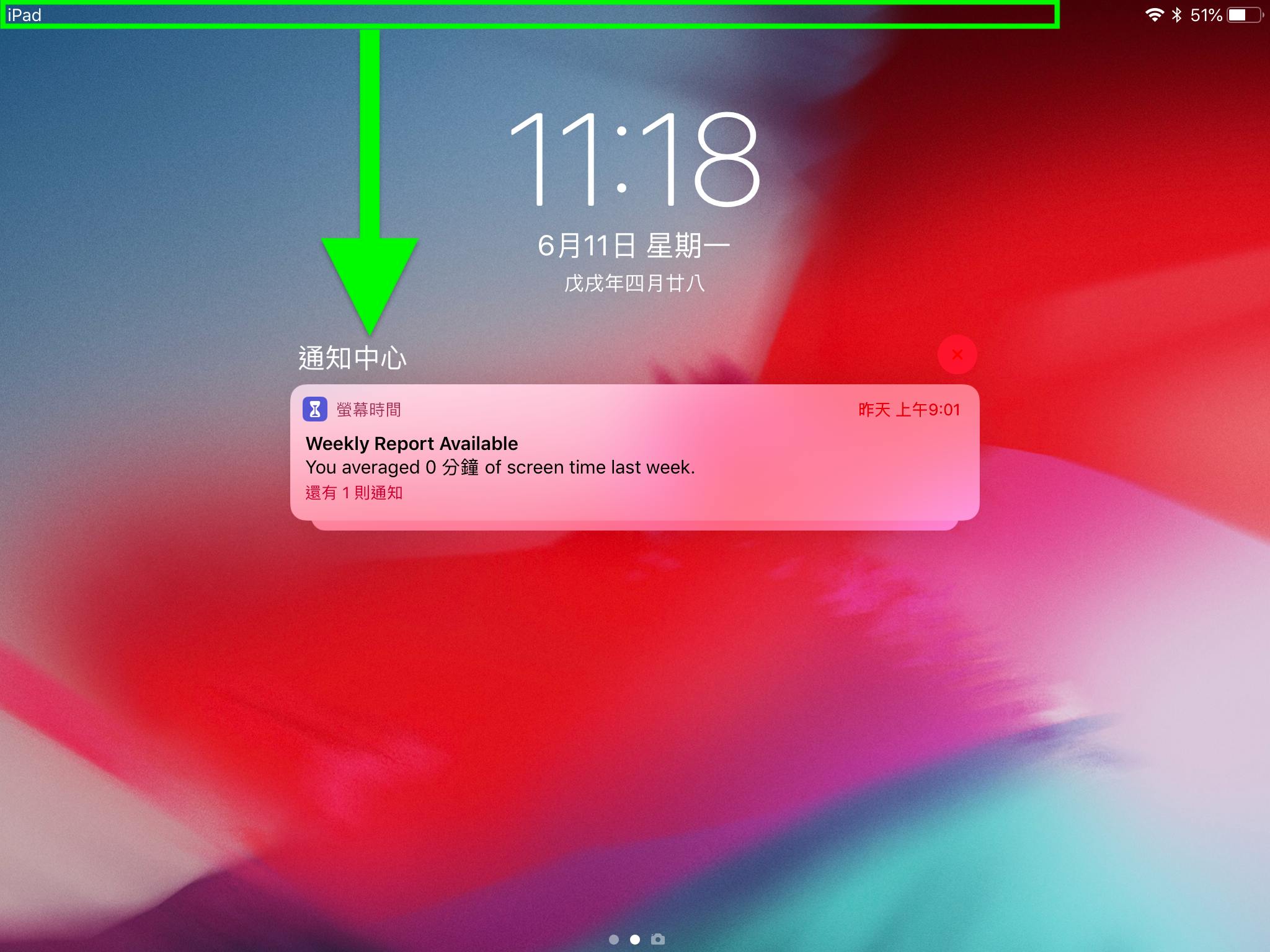 iOS 12、iPad、手勢操作