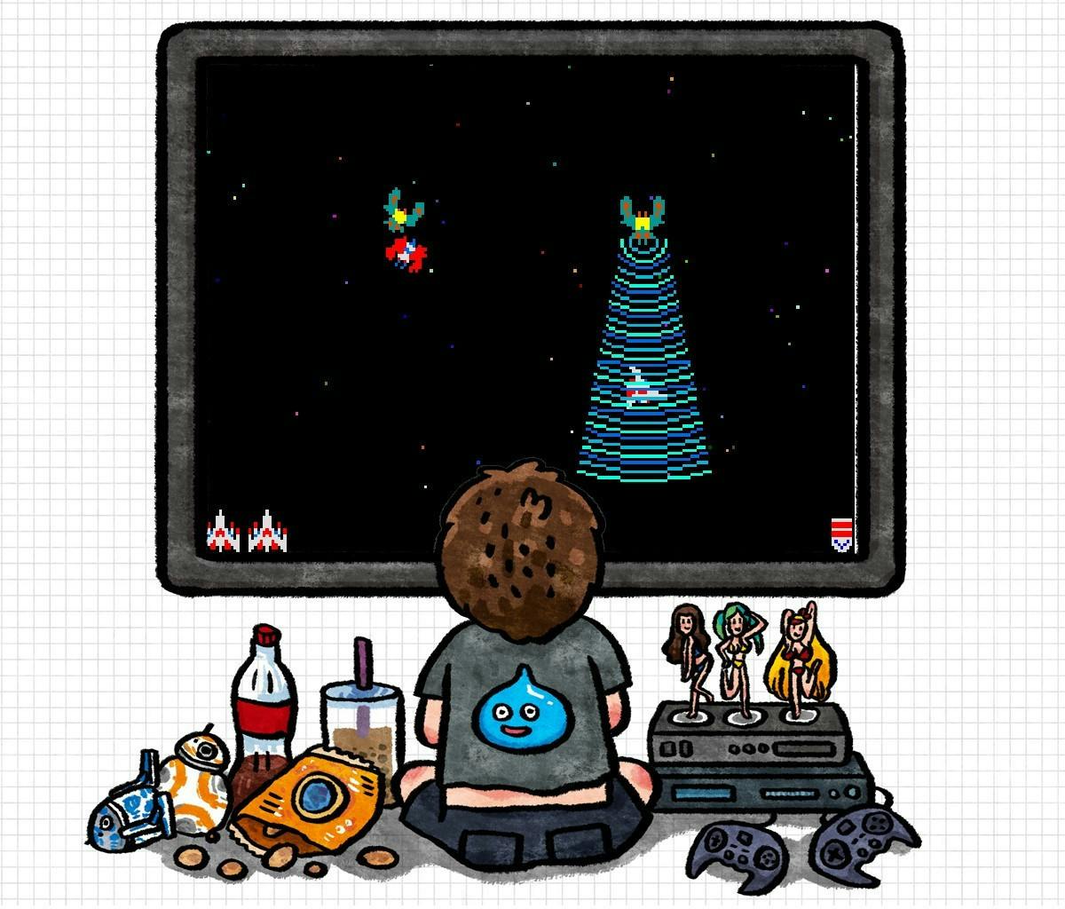 巷口遊戲攤] 小蜜蜂與大蜜蜂：進化再進化，向太空侵略者致敬的Namco射擊雙雄#famicom (123521) - Cool3c