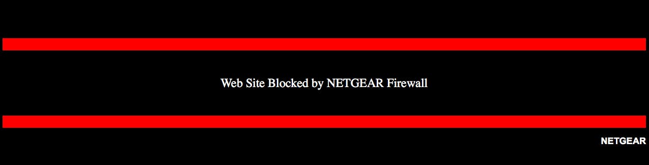 netgear firewall