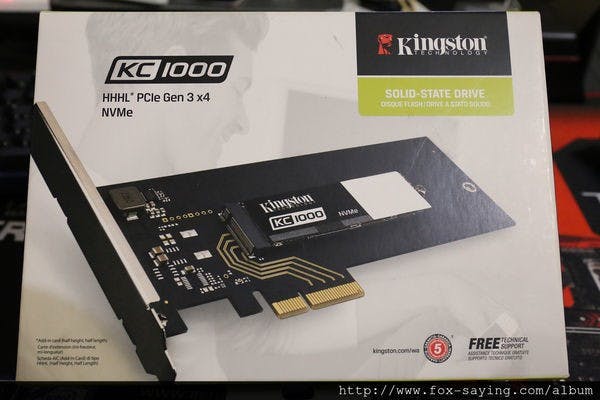 是有夠快 !!! 金士頓 Kingston KC1000 NVMe MLC SSD 讀取最高可達 2800MB/s  這篇文章的首圖