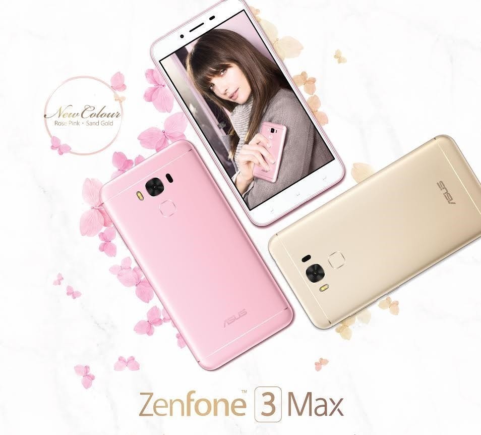 是Rose Pink、Sand Gold版ZenFone 3 Max 5.5″正式抵馬售RM999！3月31日前購買另送神秘禮品！這篇文章的首圖