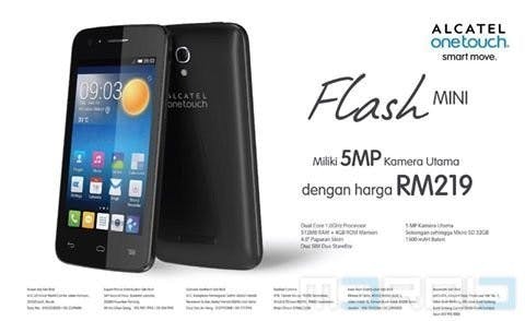 是Alcatel推出新機Flash Mini:售價僅RM219這篇文章的首圖