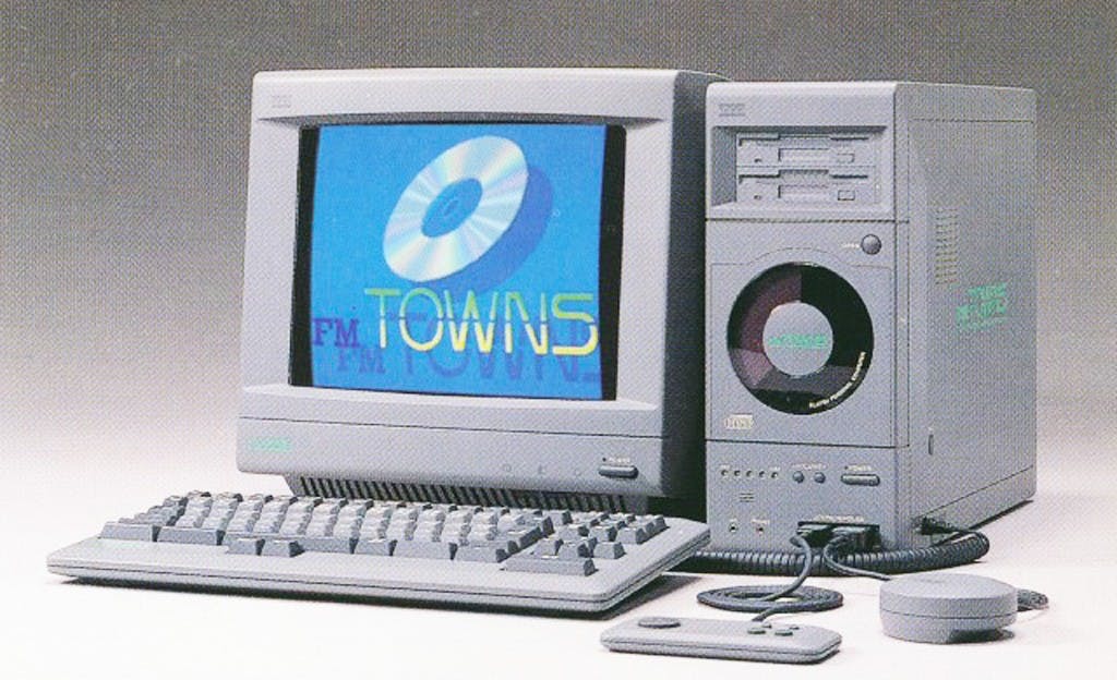 富士通 FM TOWNS MARTY Fujitsu FM Towns Marty (junk) - Fm Towns FMT Fujitsu Marty