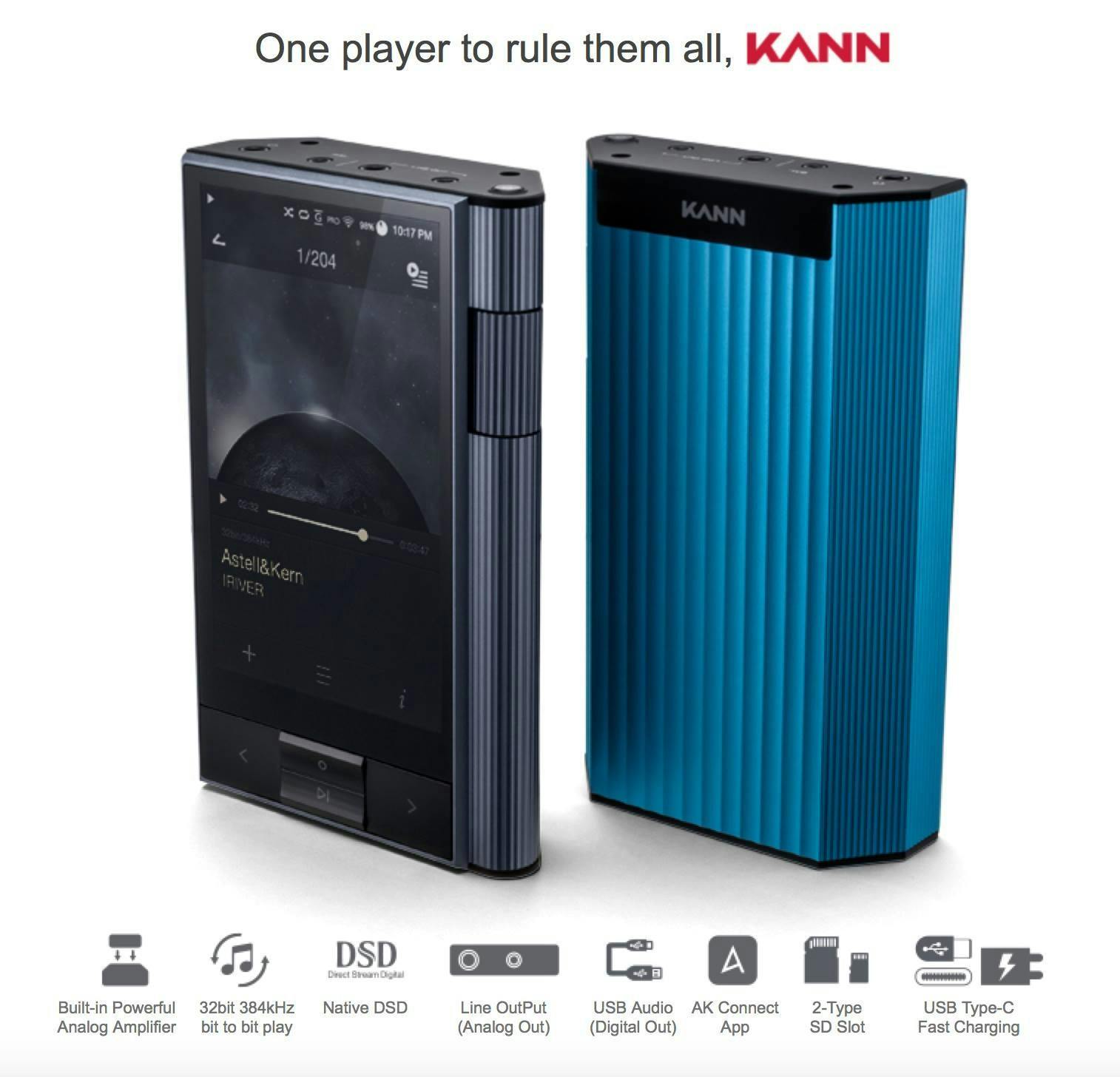是Astell & Kern 發表外觀與驅動力都是重磅級的播放機 KANN ，開始邁向磚機之路？這篇文章的首圖