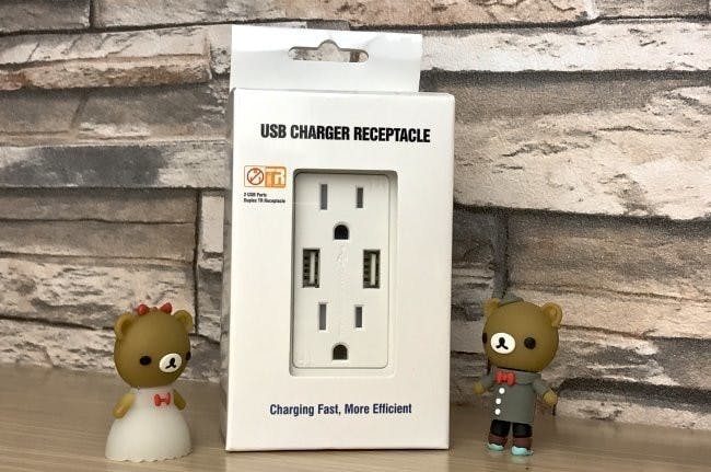 是女孩也能簡單插座更換DIY，Enerlites恩納萊 USB充電插座，讓你輕鬆擴充家中的充電插頭。這篇文章的首圖