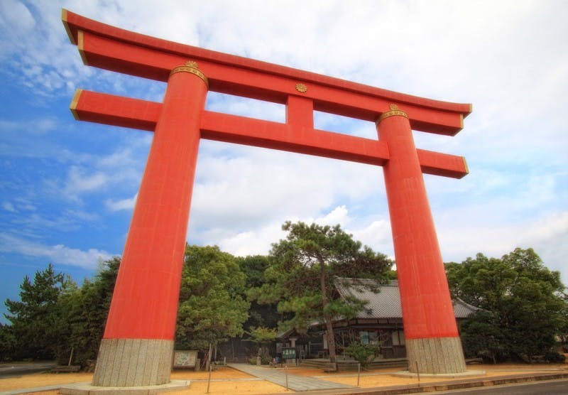 おのころ島神社(自凝島神社、磤馭盧島神社) 大鳥居 淡路島