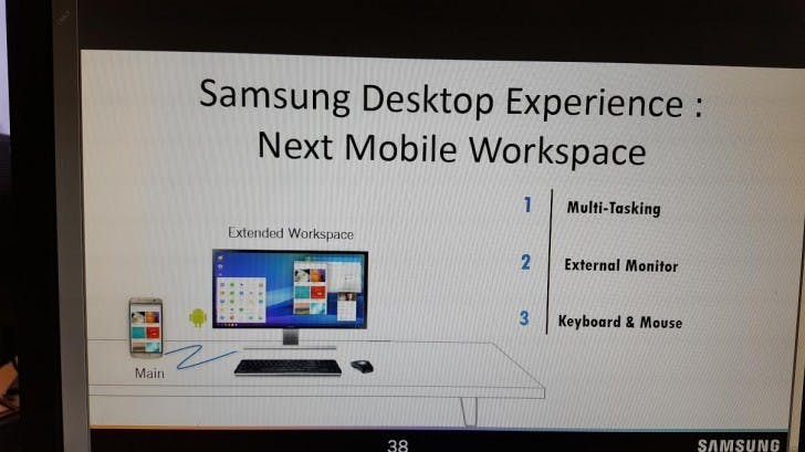 是外接螢幕後將可當小電腦使用？傳三星 Galaxy S8 將提供 Samsung Desktop Excperience這篇文章的首圖