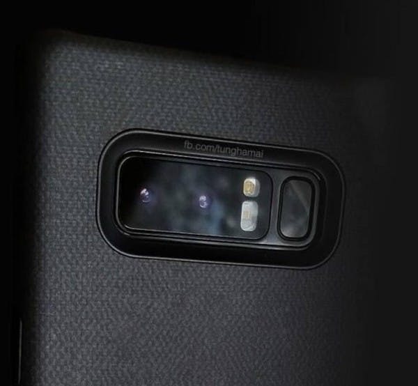 是Samsung Galaxy Note 8高清細節圖曝光：雙鏡頭、閃光燈、指紋識別一覽無遺！這篇文章的首圖