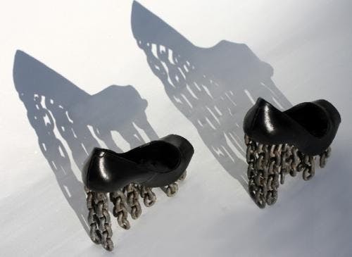 你拍攝的 chain-shoes-3-600x438。