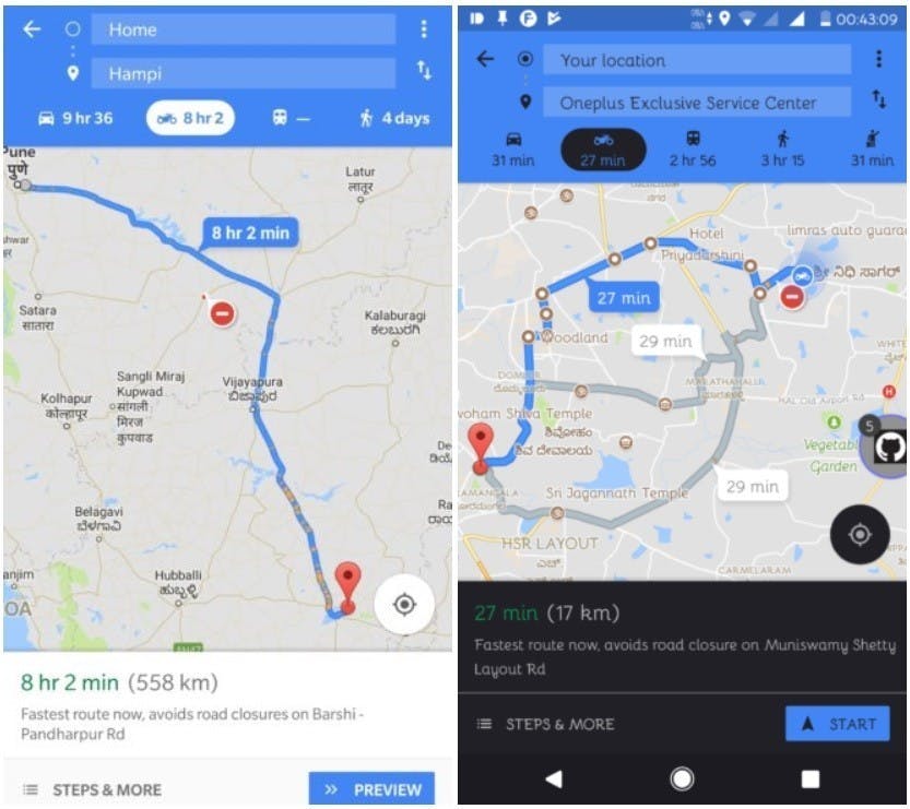 是機車族的福音？ Google Maps 在印度推出機車專屬導航模式這篇文章的首圖