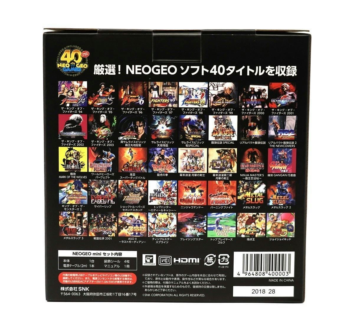 SNK NEOGEO Mini 開箱(日本版)格鬥天王 / 越南大戰 / 侍魂 / 餓狼傳說 內建 40 款遊戲爽爽玩! @3C 達人廖阿輝