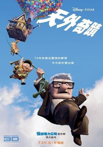 是片名翻譯:天外奇蹟 (陸譯:飛屋環遊記)這篇文章的首圖