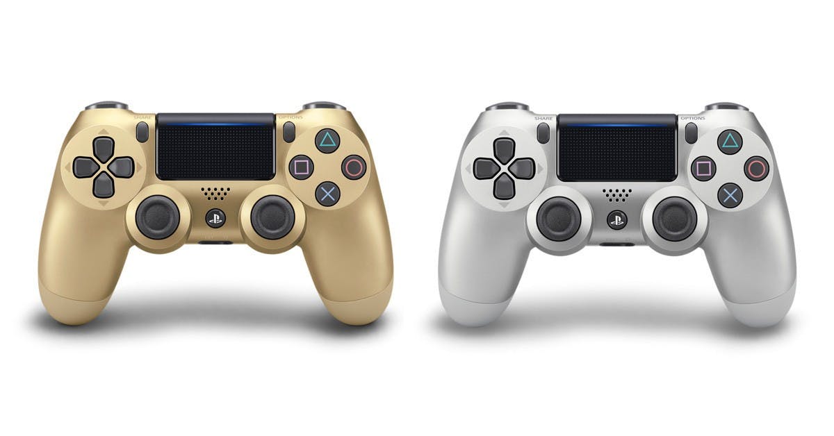 是PlayStation 4之新版Dual Shock 4手把將推出金、銀新配色這篇文章的首圖