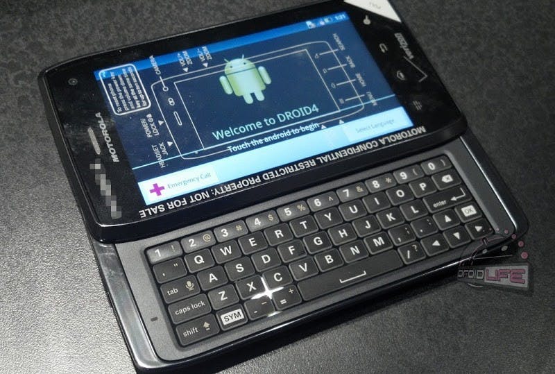 是Motorola Droid 4 現身？！（不同場加映併購案進度）這篇文章的首圖