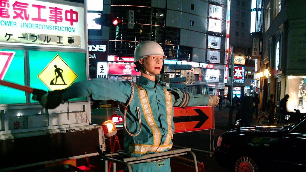 渋谷で頑張る人