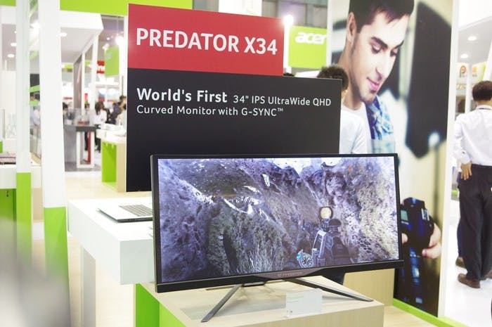 是Computex 2015 ： 看來曲面 21:9 螢幕是電競趨勢， Acer 展出 Predator X34 曲面 G-Sync 螢幕這篇文章的首圖