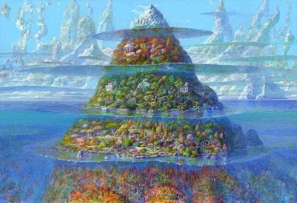 是宮崎駿動畫"背後"的推手，插畫家井上直久的幻想世界這篇文章的首圖