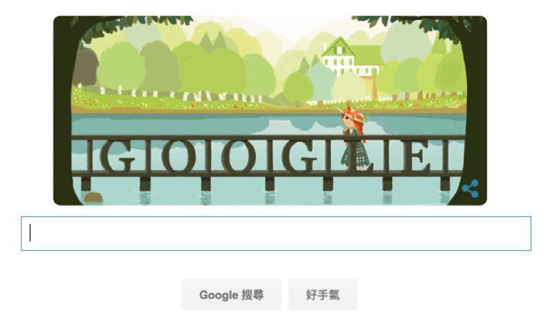 是Google塗鴉：《清秀佳人》作者141歲誕辰這篇文章的首圖