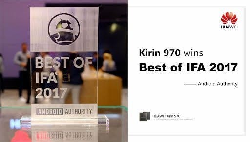 華為發佈首款 AI 行動計算平台 Kirin 970 新一代 Mate 手機將率先搭載