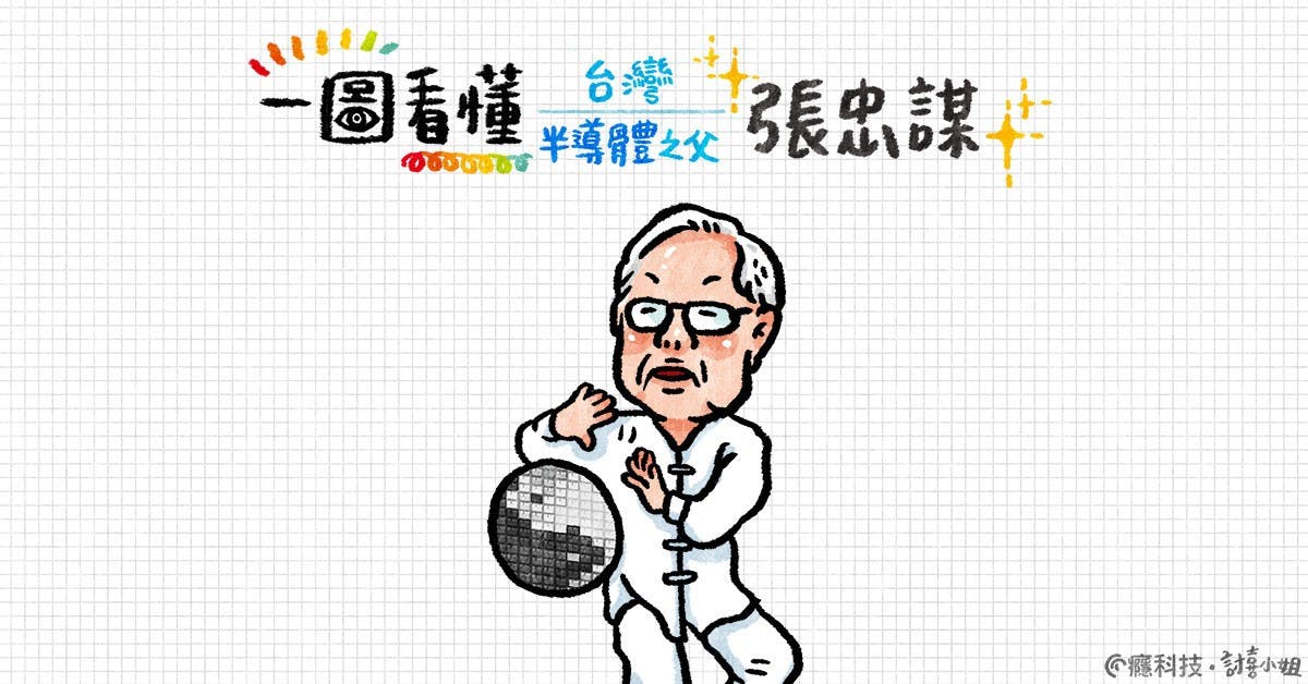 是一圖看懂 台灣半導體之父 張忠謀這篇文章的首圖