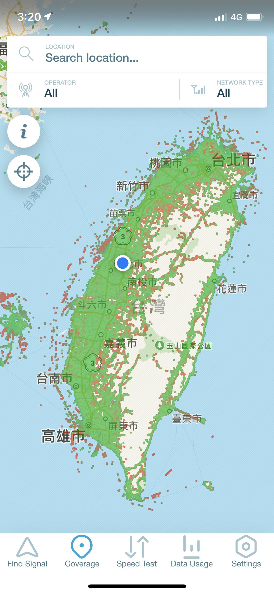 網路訊號地圖
