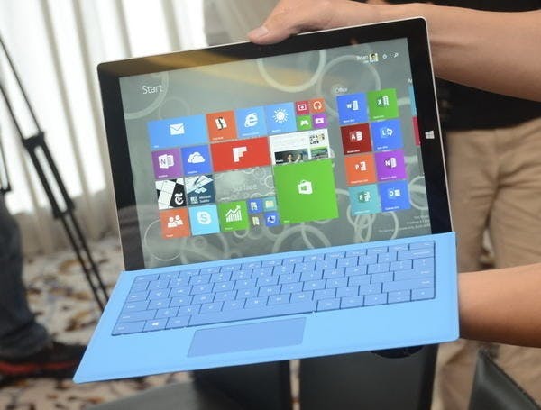 是台灣微軟宣布 Surface Pro 3 將於 8 月 29 推出， 7 月底開始預購這篇文章的首圖