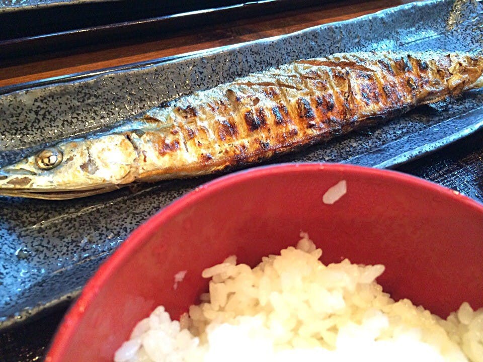 新さんま塩焼定食