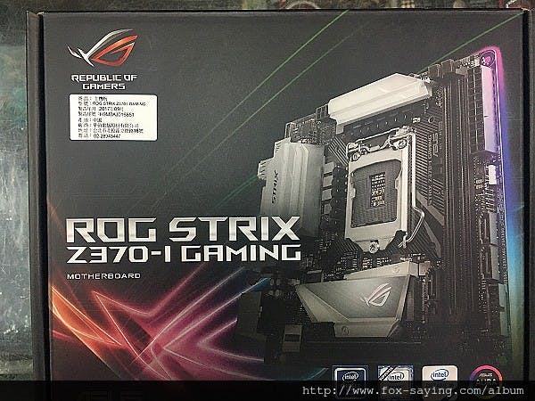 是ASUS ROG STRIX Z370-I GAMING mini-ITX 主機板圖賞這篇文章的首圖