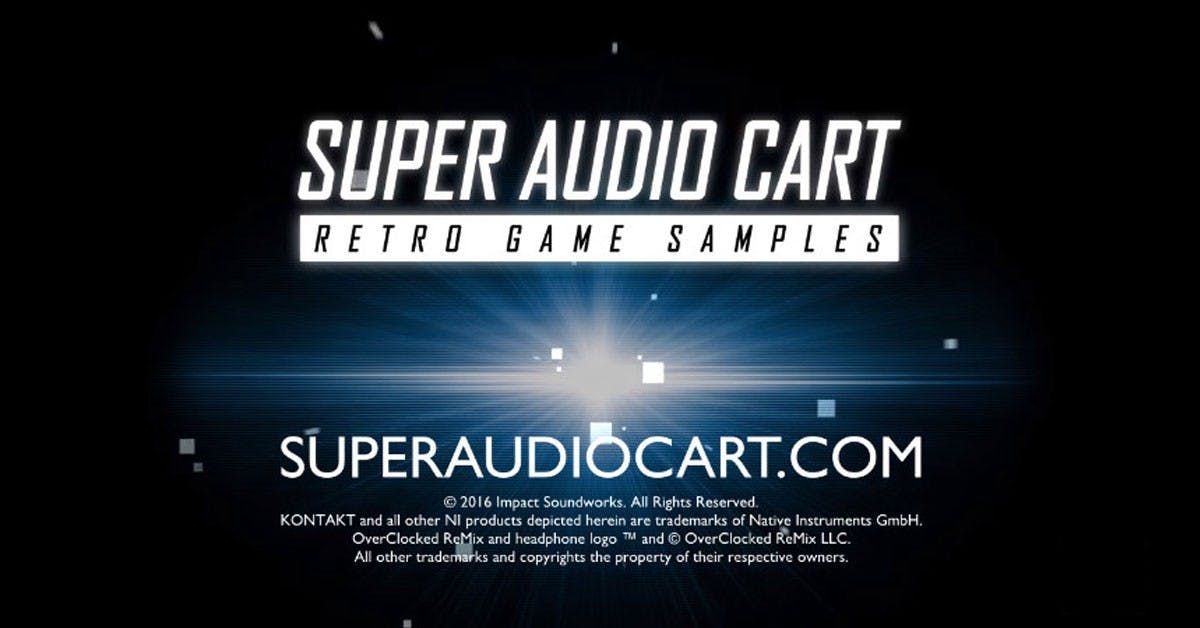 是混音玩家的豐富遊戲素材！收錄7種復古主機音源的Super Audio Cart這篇文章的首圖