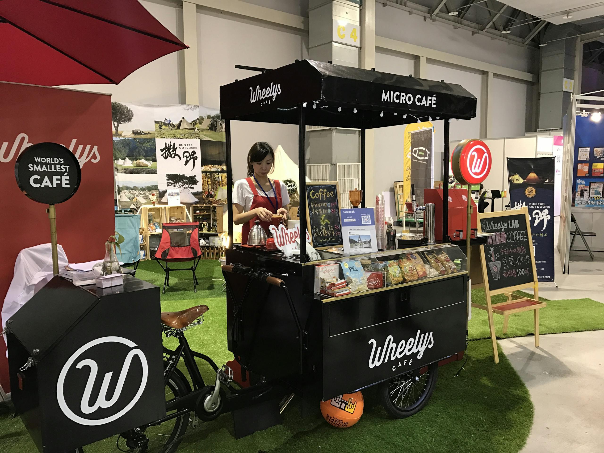 是2016 Meet Taipei：提倡自由、友善、永續、環保概念的行動咖啡車Wheelys Cafe這篇文章的首圖