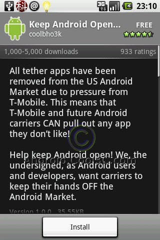 Keep Android Open Petition! - 讓Android Market維持開放精神 #Android 應用程式 (7186 ...