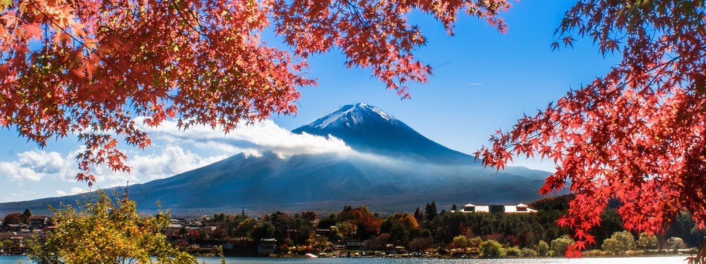 是[女孩攝影日常] 楓葉和富士山雙主角的經典取景這篇文章的首圖