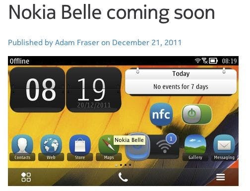 是Nokia Belle 更新將於2012年初推出，跟 Symbian 說再見這篇文章的首圖