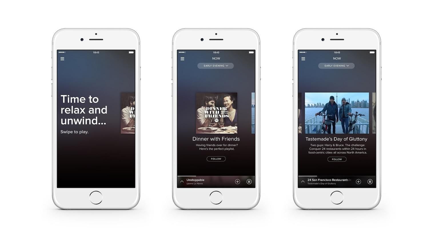 是搶於蘋果前先聲奪人， Spotify 發表全新介面 Now 以及運動專用功能 Spotify Running這篇文章的首圖