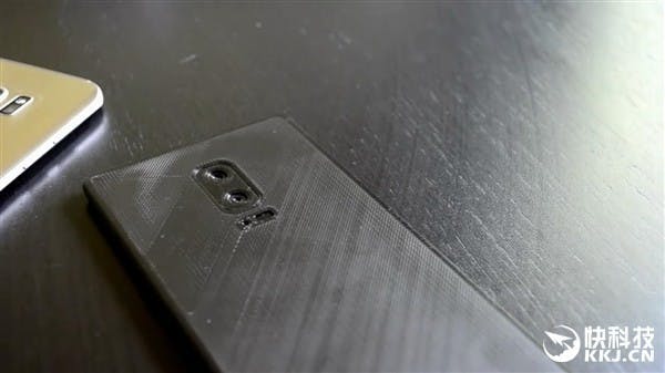 三星Note 8概念機3D列印版亮相:屏幕更大、後置雙攝