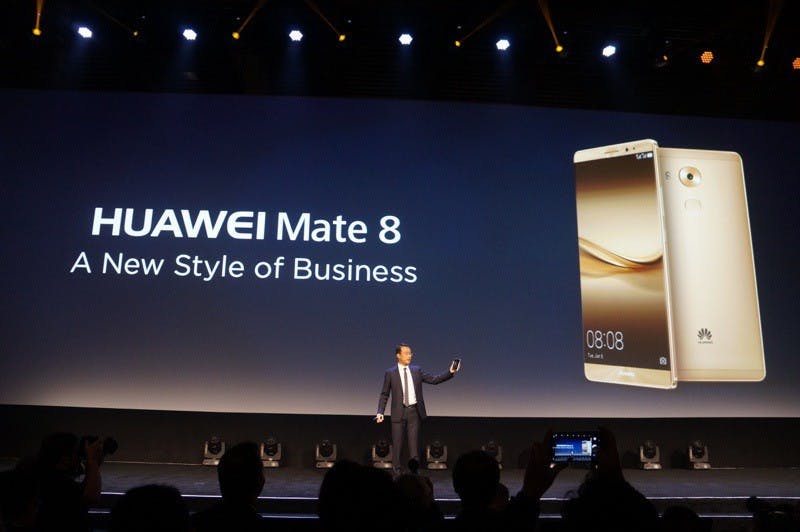是華為將旗艦機種Mate 8等產品帶進國際市場這篇文章的首圖