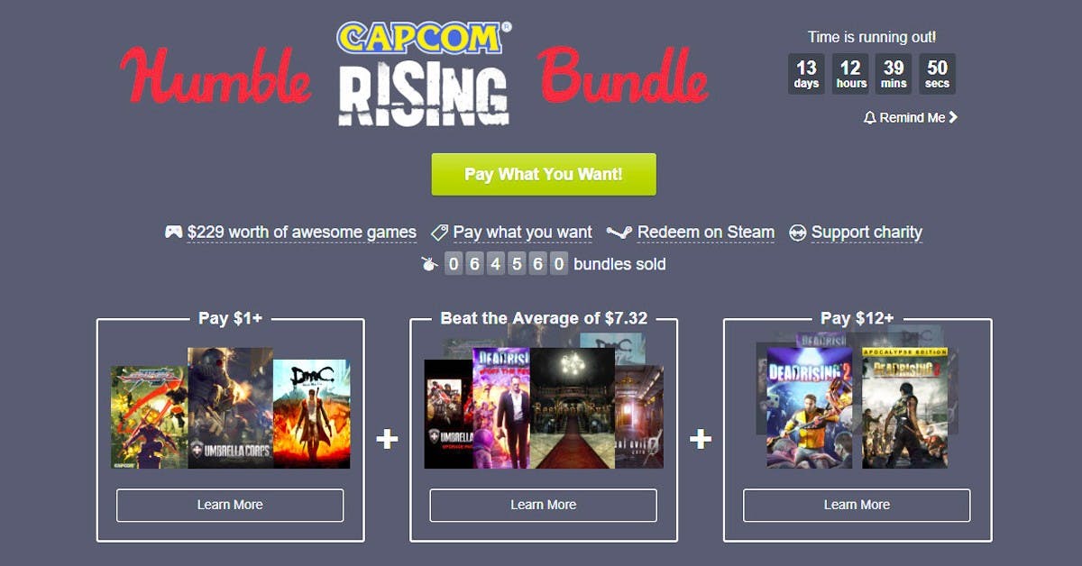 是Capcom Rising Bundle上線開賣 10款遊戲只要12鎂這篇文章的首圖
